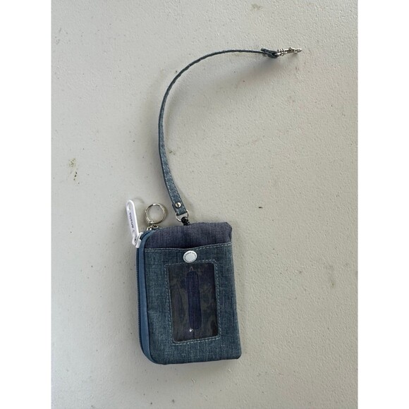 Anello Products Japan Zipper Card ID Holder With Retractable Swivel Snap Hook - Picture 1 of 4